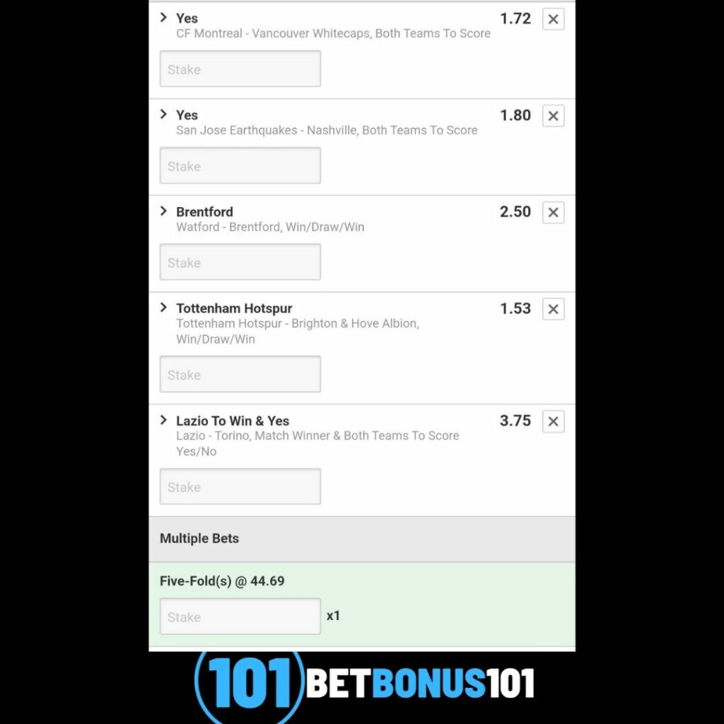 Todays Football Parlay 16 04 Mixed Leagues BetBonus101